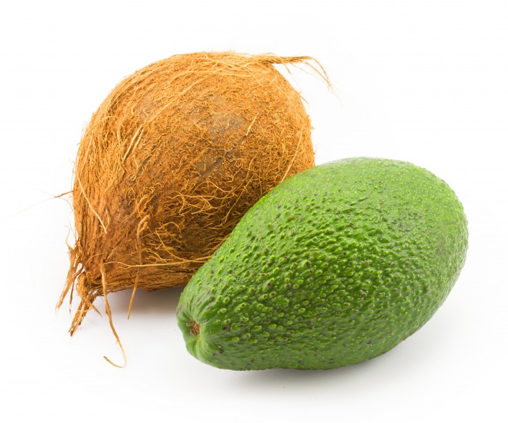 coconut, avocado