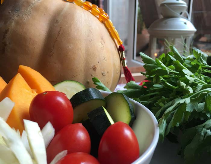 Ingredients buddha bowl