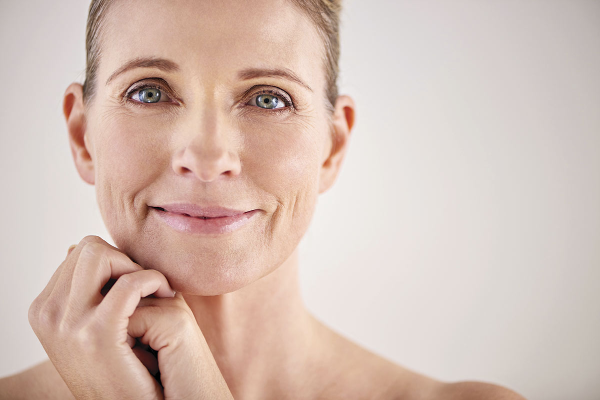 Dona madura pell antiaging