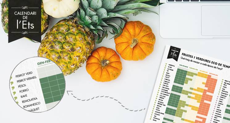 foto Calendari en paper de fruites i verdures eco de temporada - 1