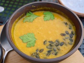 Crema de porros, patata i pastanaga